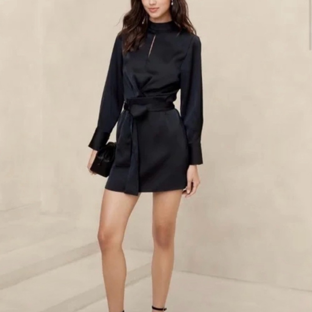 Banana Republic Satin Mini Dress - size 16